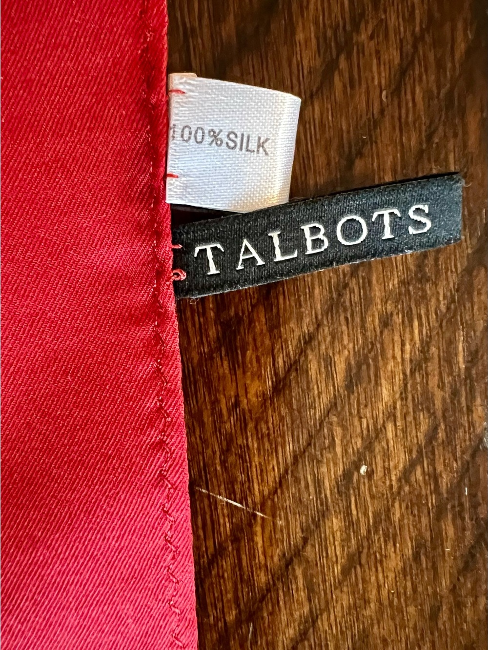 Talbots 100% Silk Equestrian Crest Scarf Red Black Gold 31” Square - Picture 4 of 12